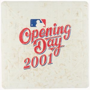 2001 San Fransisco Giants Game Used Opening Day Base
