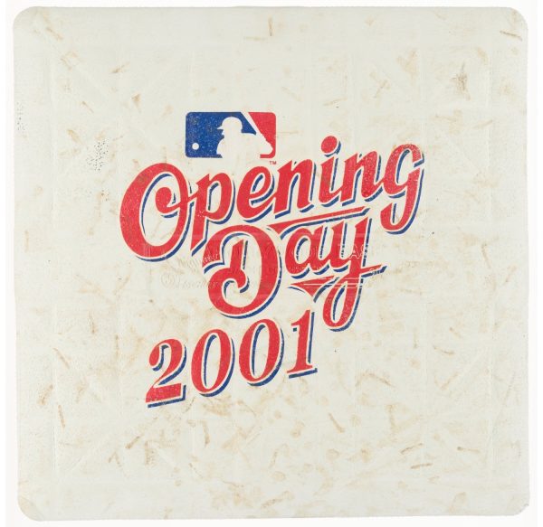 2001 San Fransisco Giants Game Used Opening Day Base