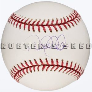 Signed Derek Jeter Baseball